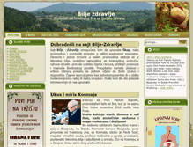 Tablet Screenshot of bilje-zdravlje.com